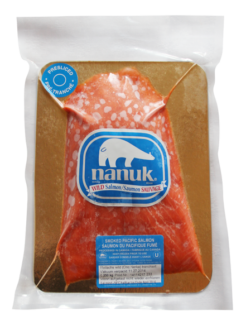 Saumon rouge sauvage, fumé, d'Alaska, 150g