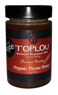 Miel de Thym BIO (100% Thym) «Toplou» 400g