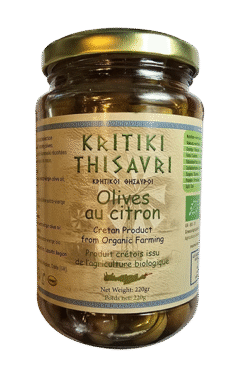 ⁠Petites olives de Crète (Koroneïki) au citron
