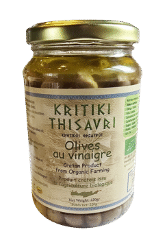 Petites olives de Crète (Koroneïki) au vinaigre